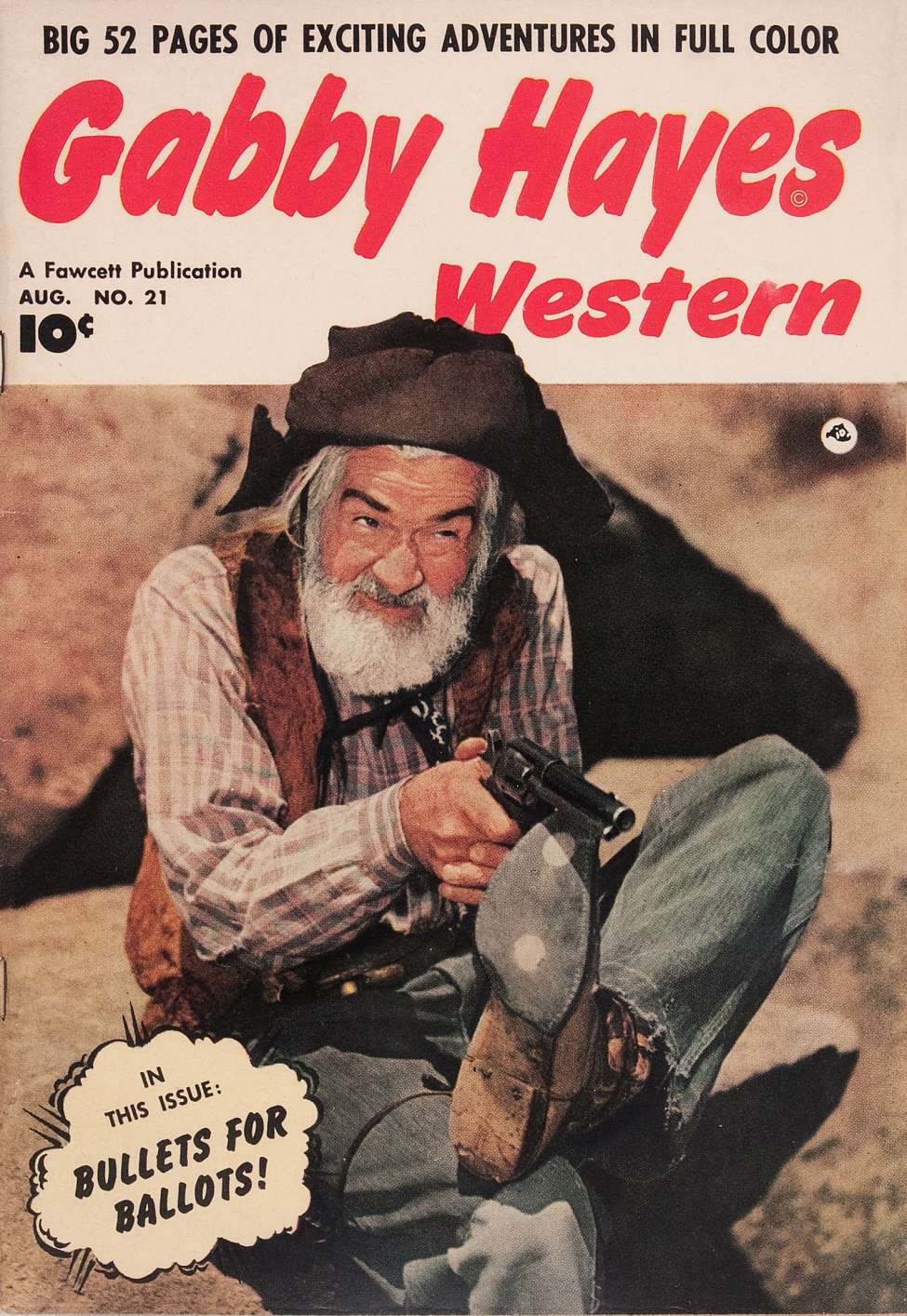Comic Book Cover For Gabby Hayes Western 21