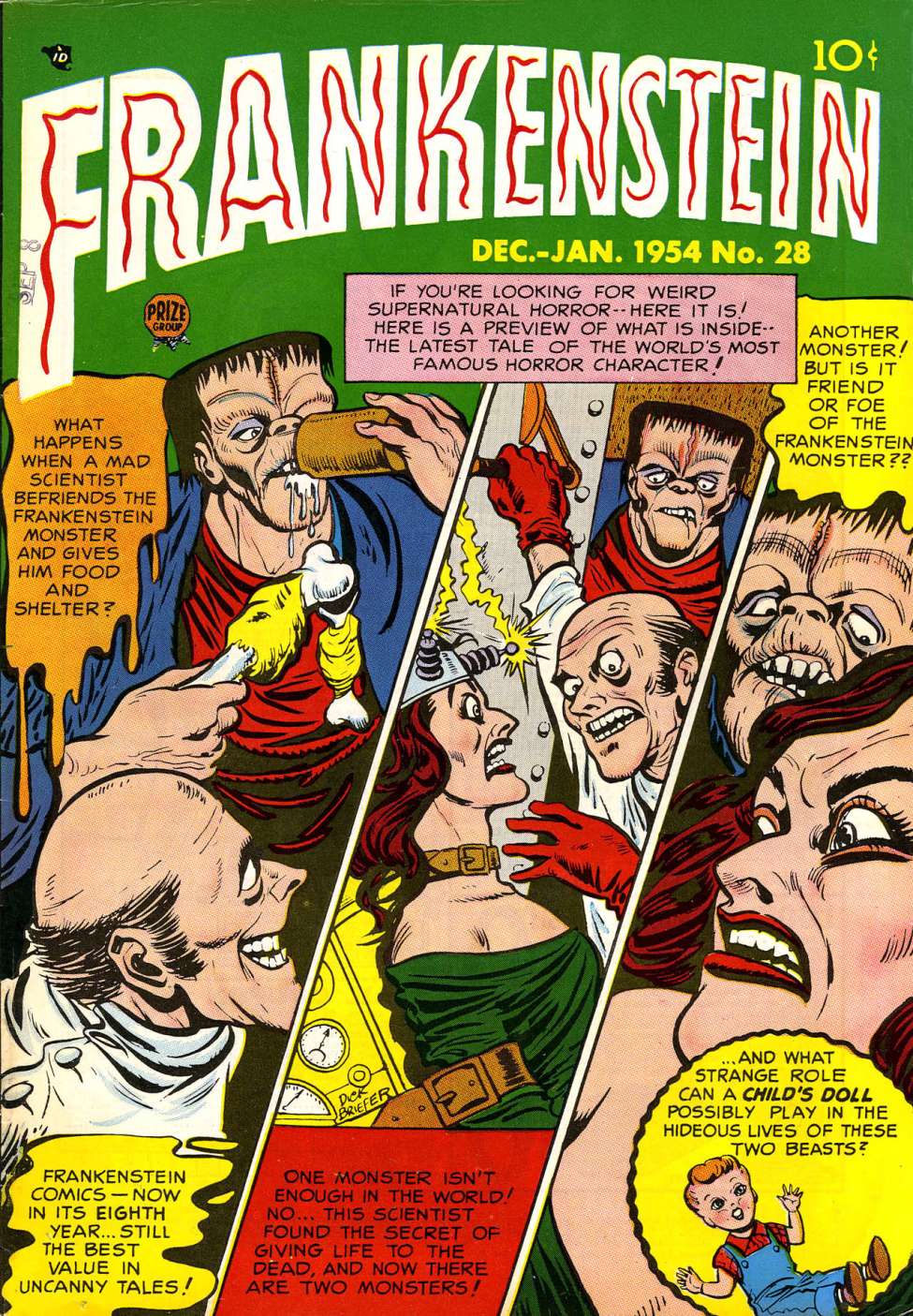 Book Cover For Frankenstein 28 - Version 1
