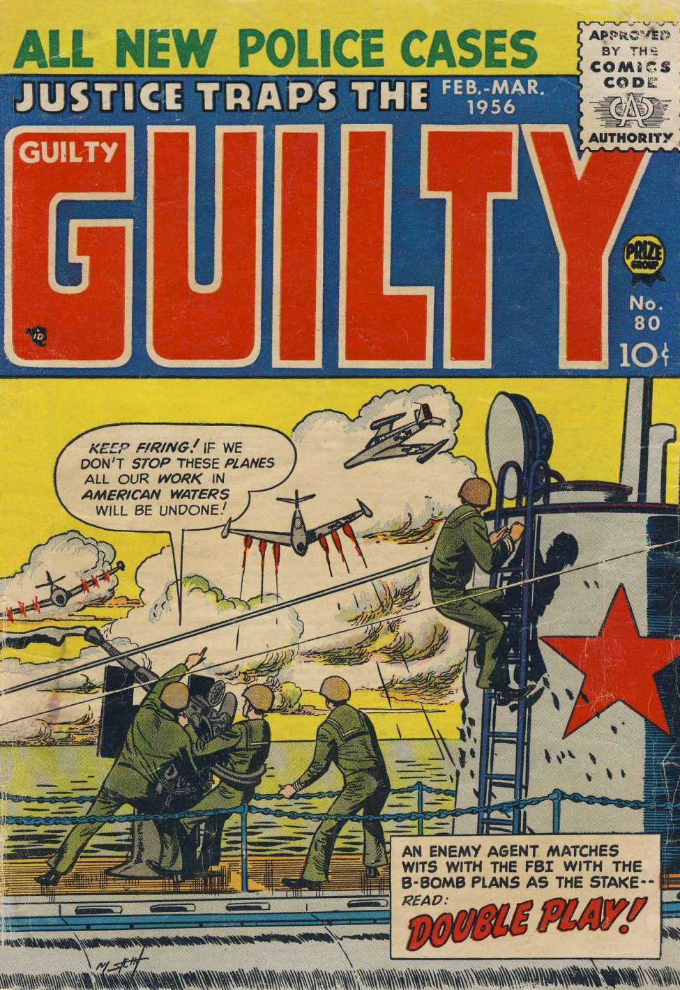 Comic Book Cover For Justice Traps the Guilty 80