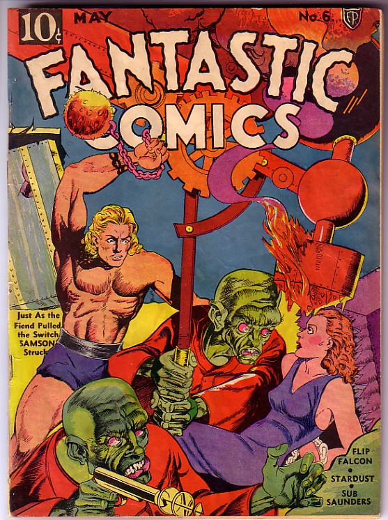 Comic Book Cover For Fantastic Comics 6