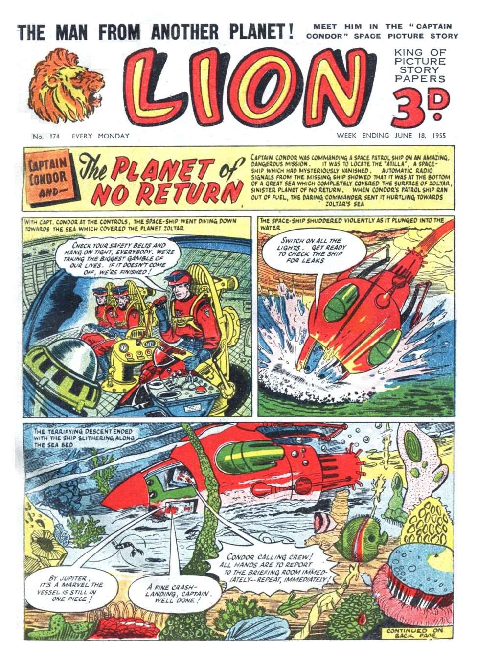 Comic Book Cover For Lion 174