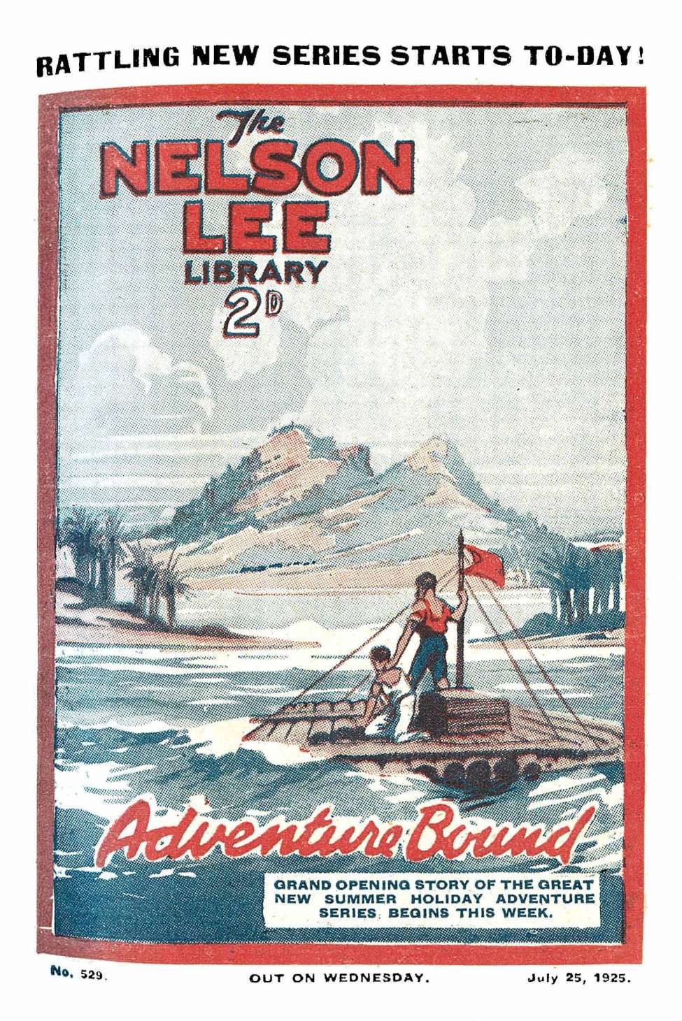 Book Cover For Nelson Lee Library s1 529 - Adventure Bound