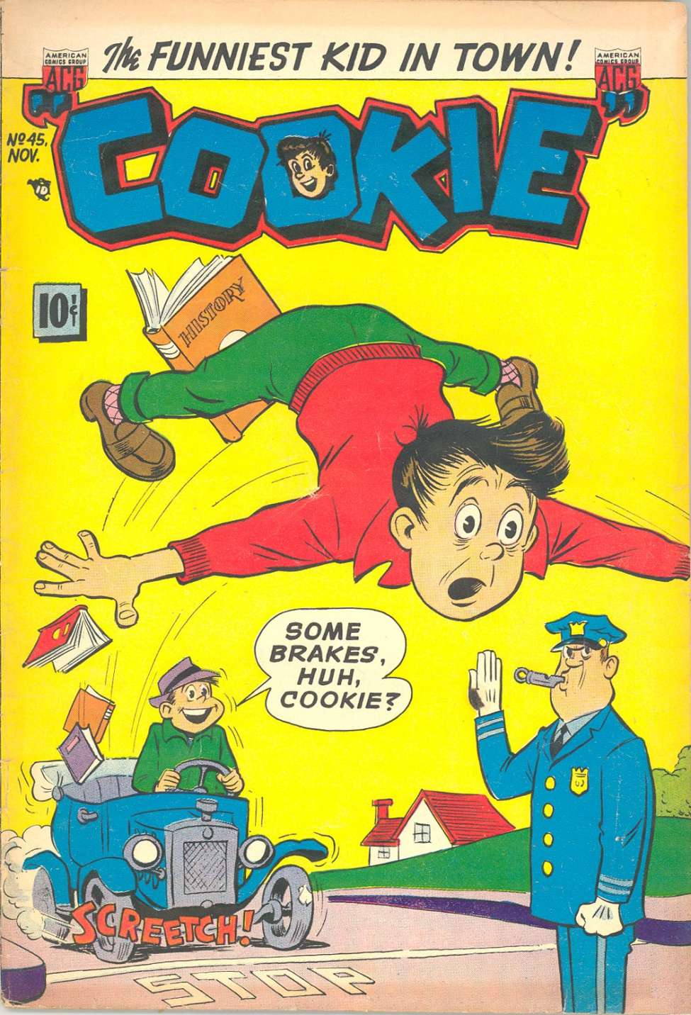 Comic Book Cover For Cookie 45