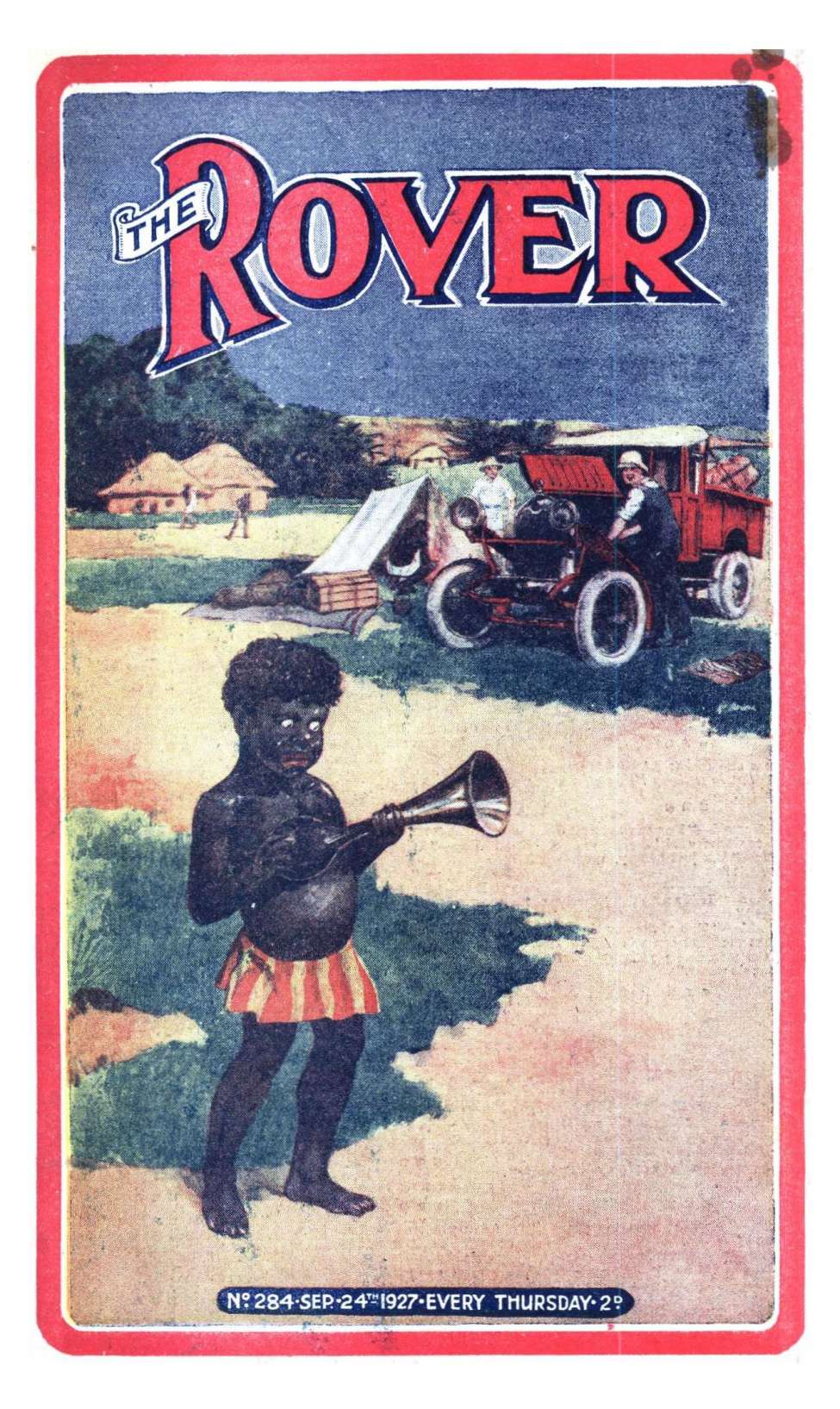 Comic Book Cover For The Rover 284