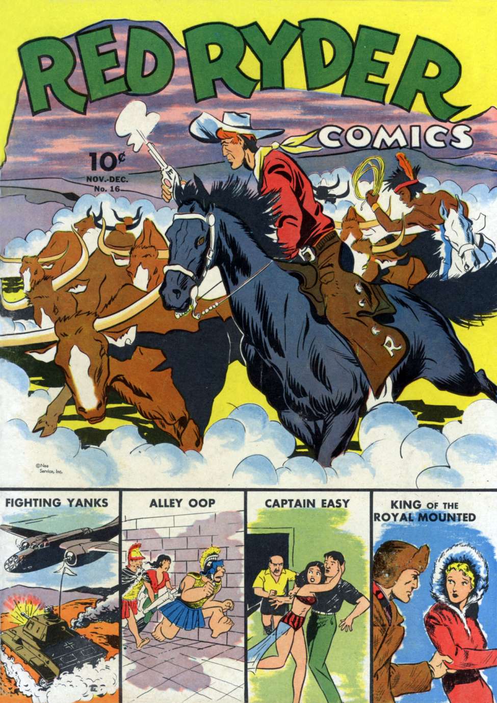 Comic Book Cover For Red Ryder Comics 16