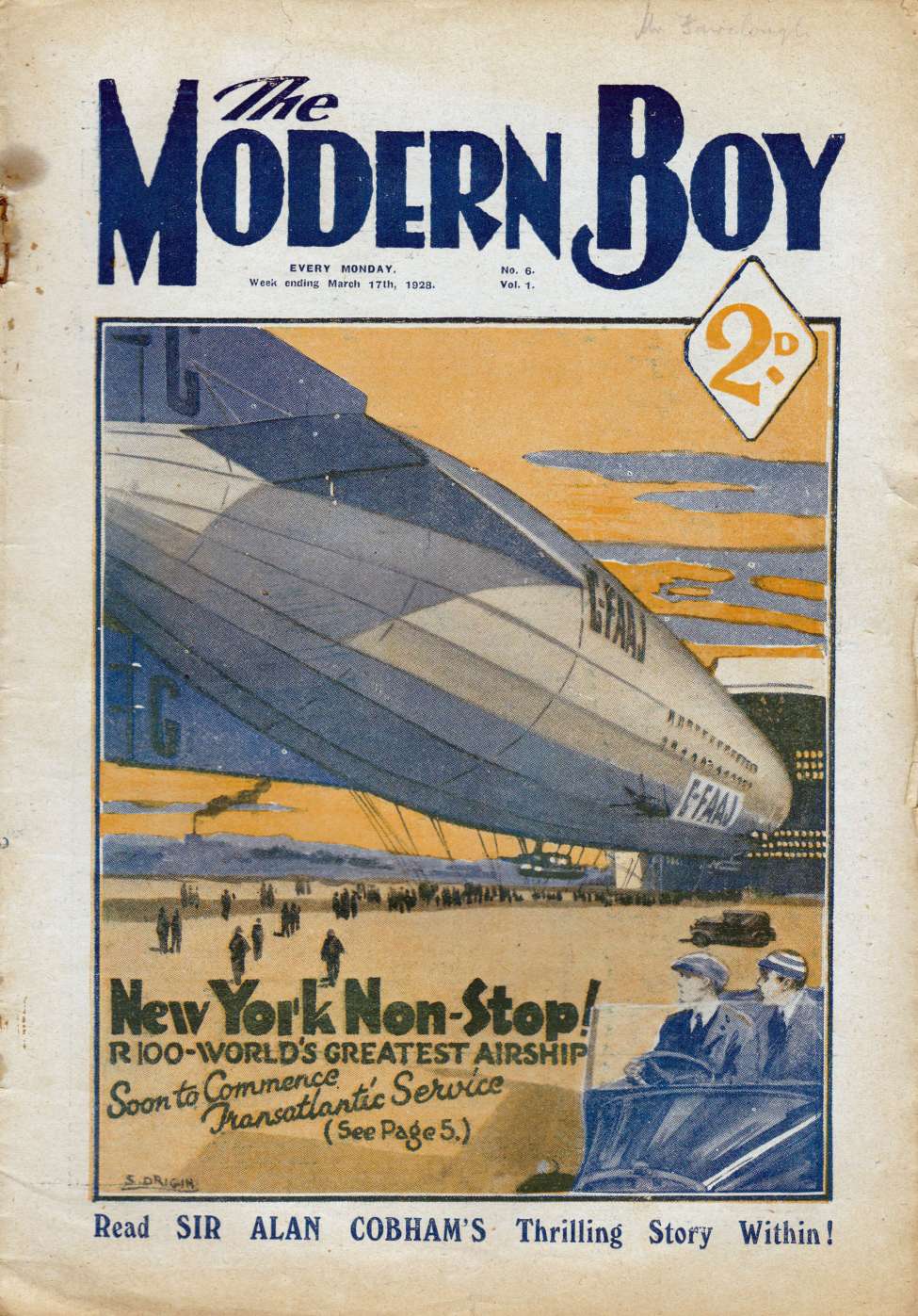 Book Cover For The Modern Boy 6 - New York Non-Stop!