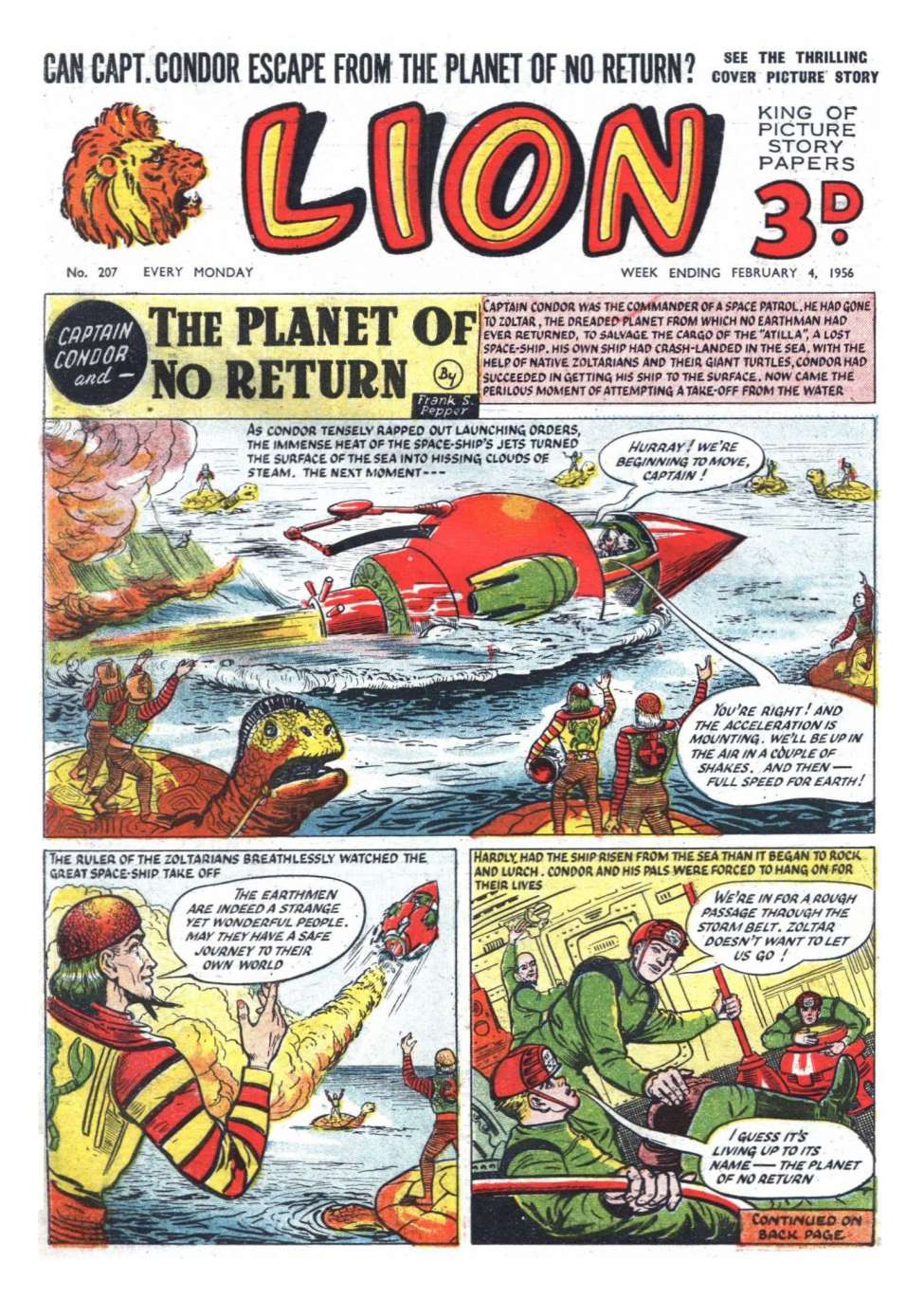 Comic Book Cover For Lion 207