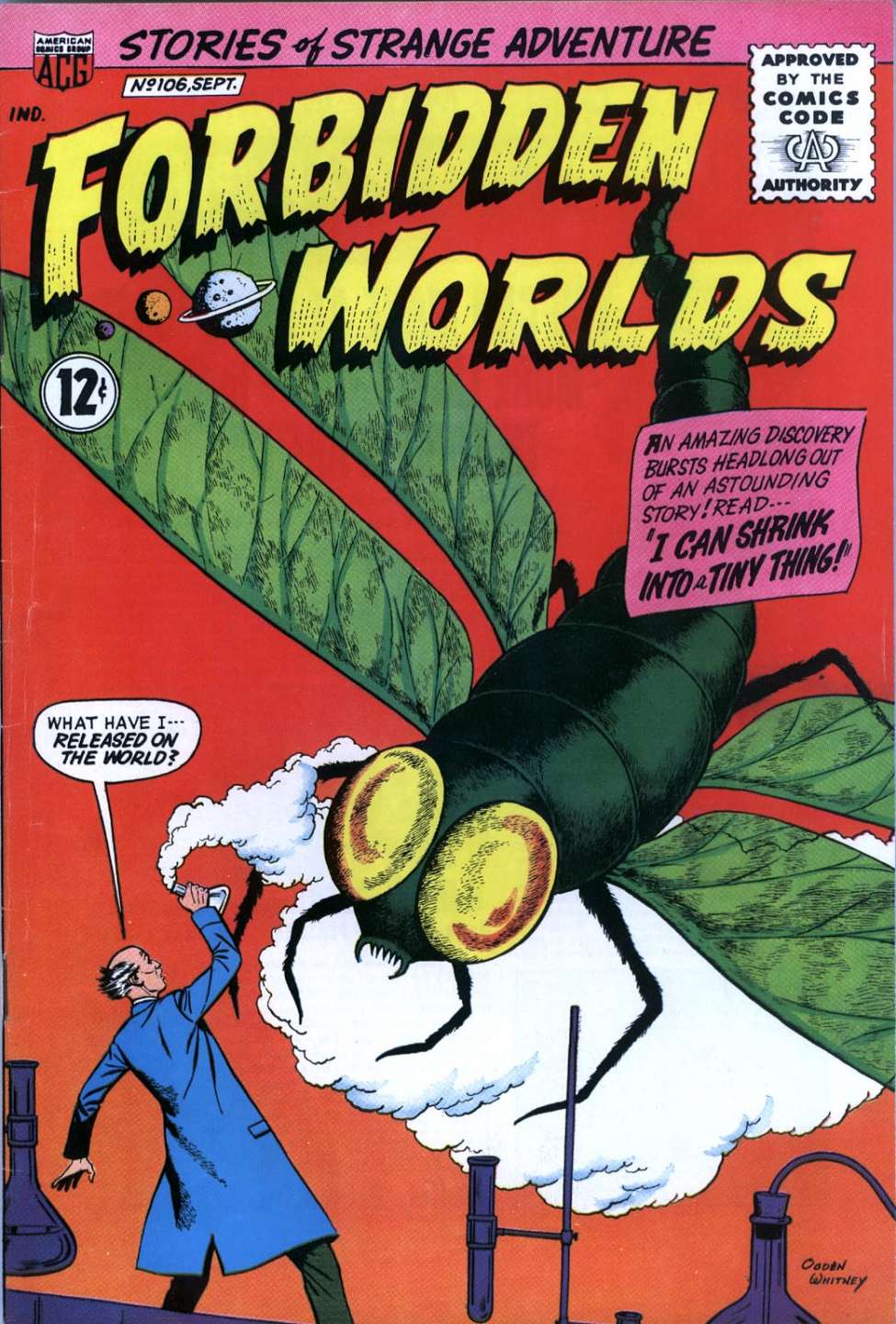 Comic Book Cover For Forbidden Worlds 106