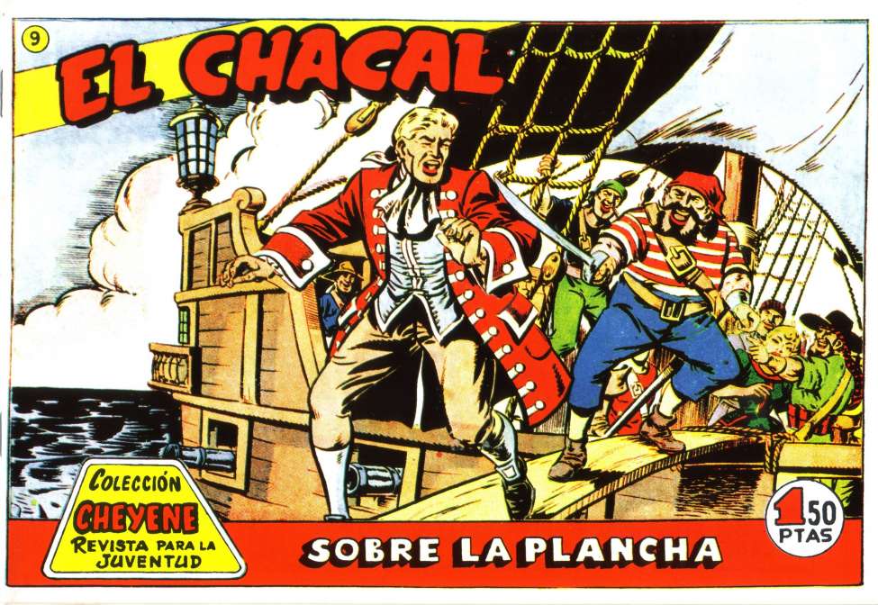 Comic Book Cover For El Chacal 9 - Sobre La Plancha