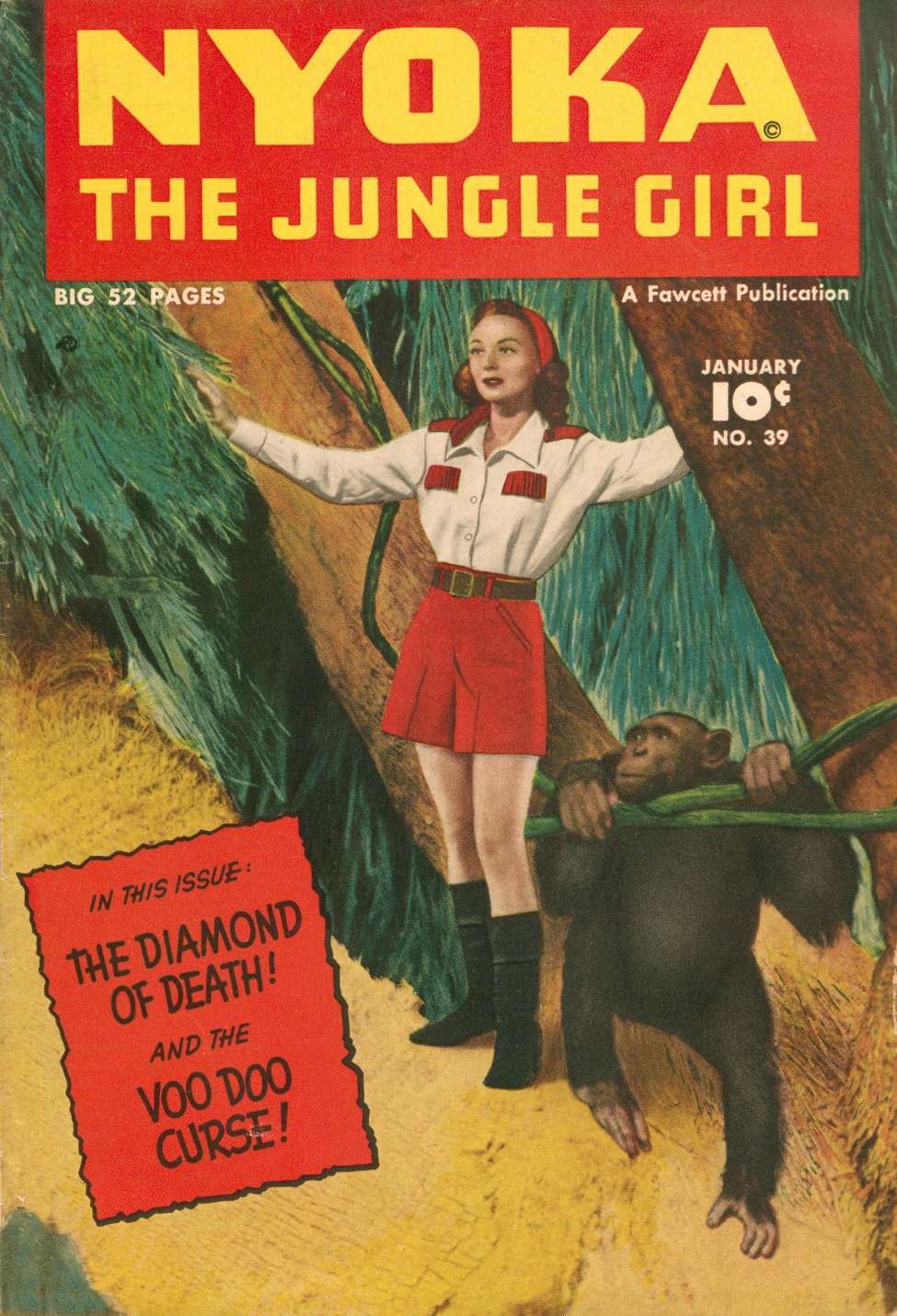 Book Cover For Nyoka the Jungle Girl 39 - Version 2