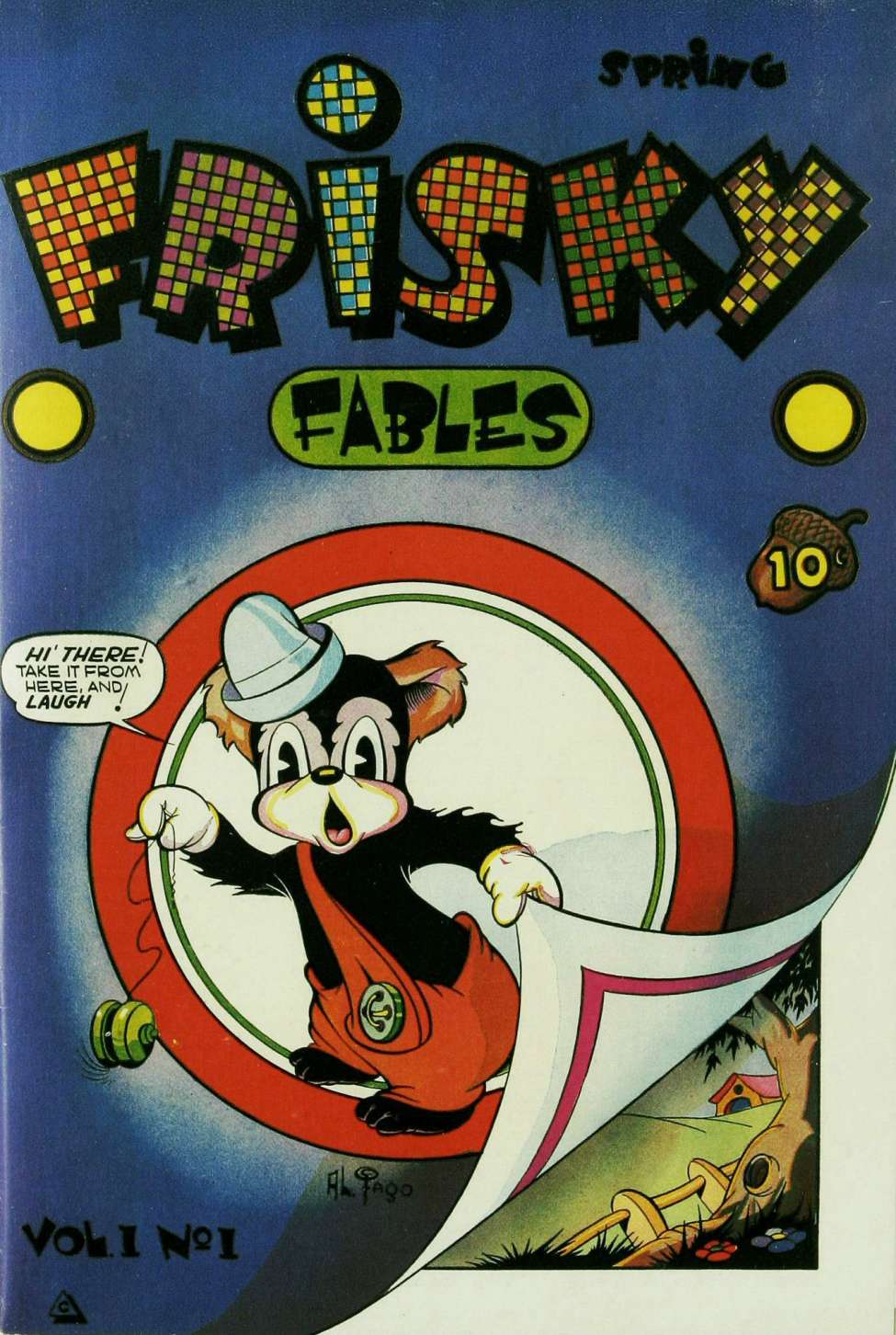 Comic Book Cover For Frisky Fables v1 1