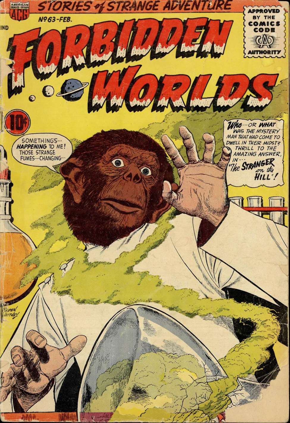 Comic Book Cover For Forbidden Worlds 63