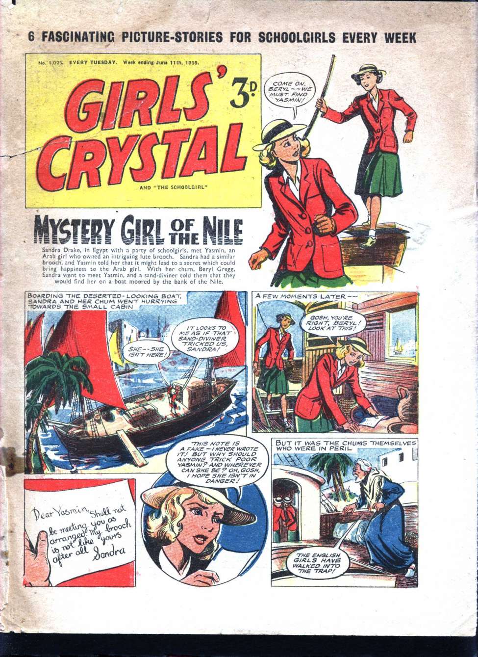 Comic Book Cover For Girls' Crystal 1025