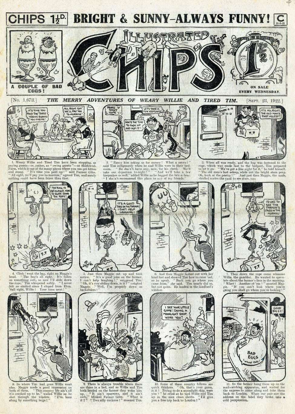 Comic Book Cover For Illustrated Chips 1673