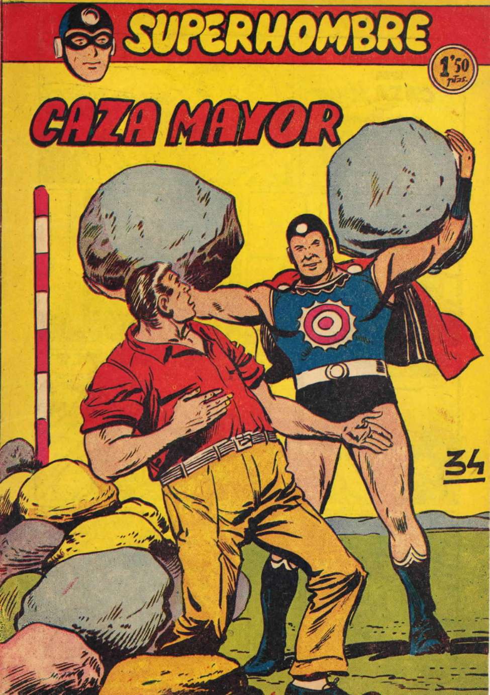 Book Cover For SuperHombre 34 Caza mayor
