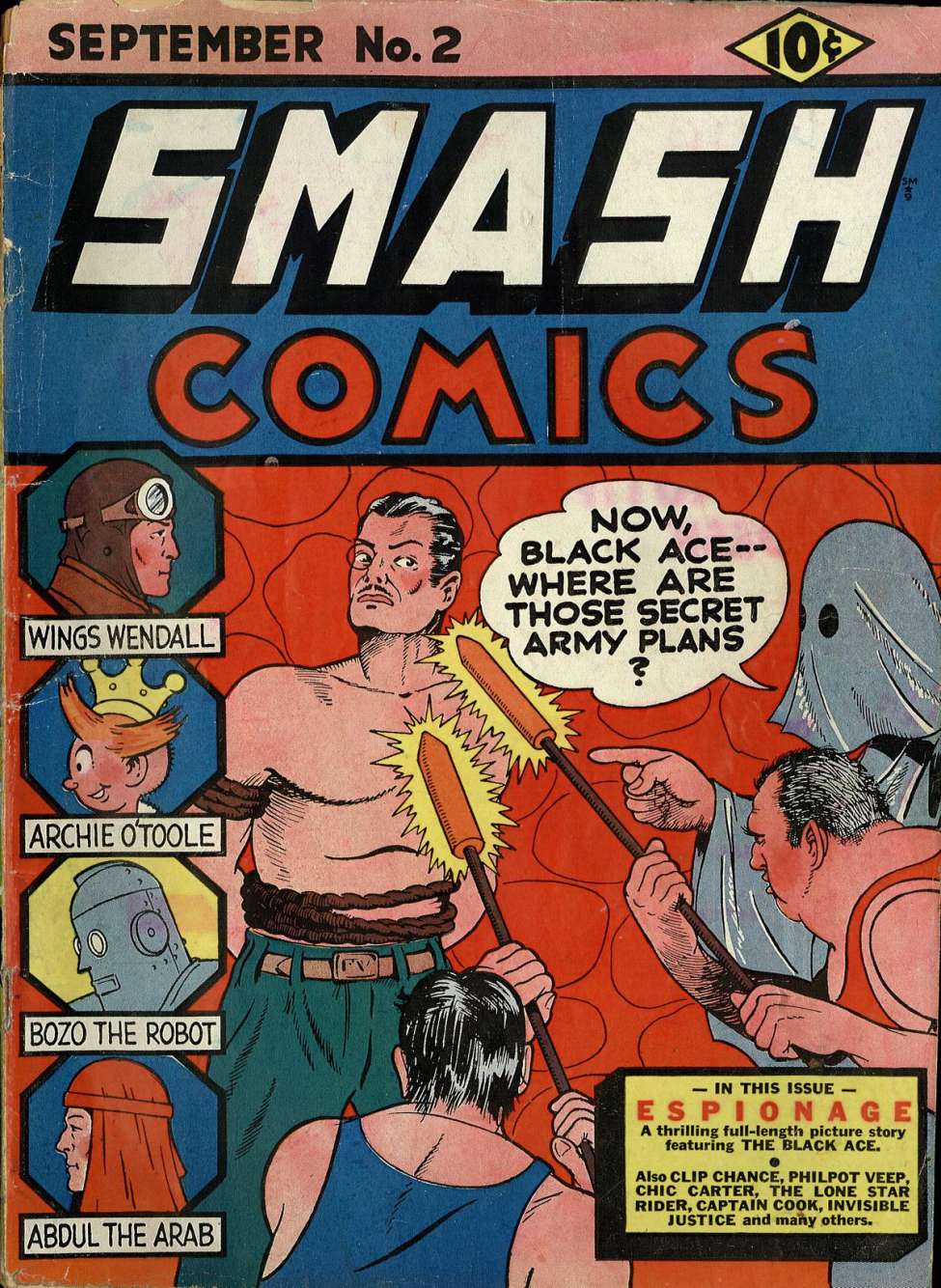 Comic Book Cover For Smash Comics 2