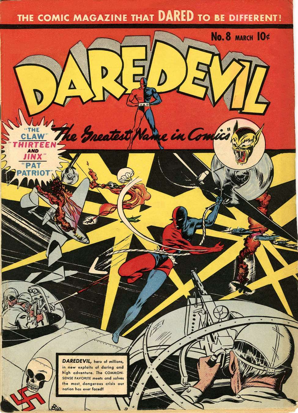 Comic Book Cover For Daredevil Comics 8