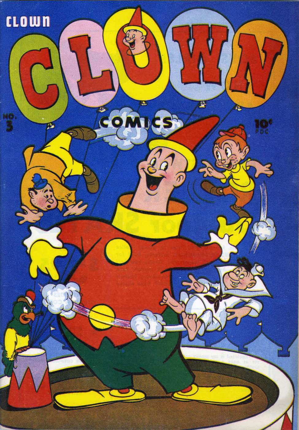 Comic Book Cover For Clown Comics 3