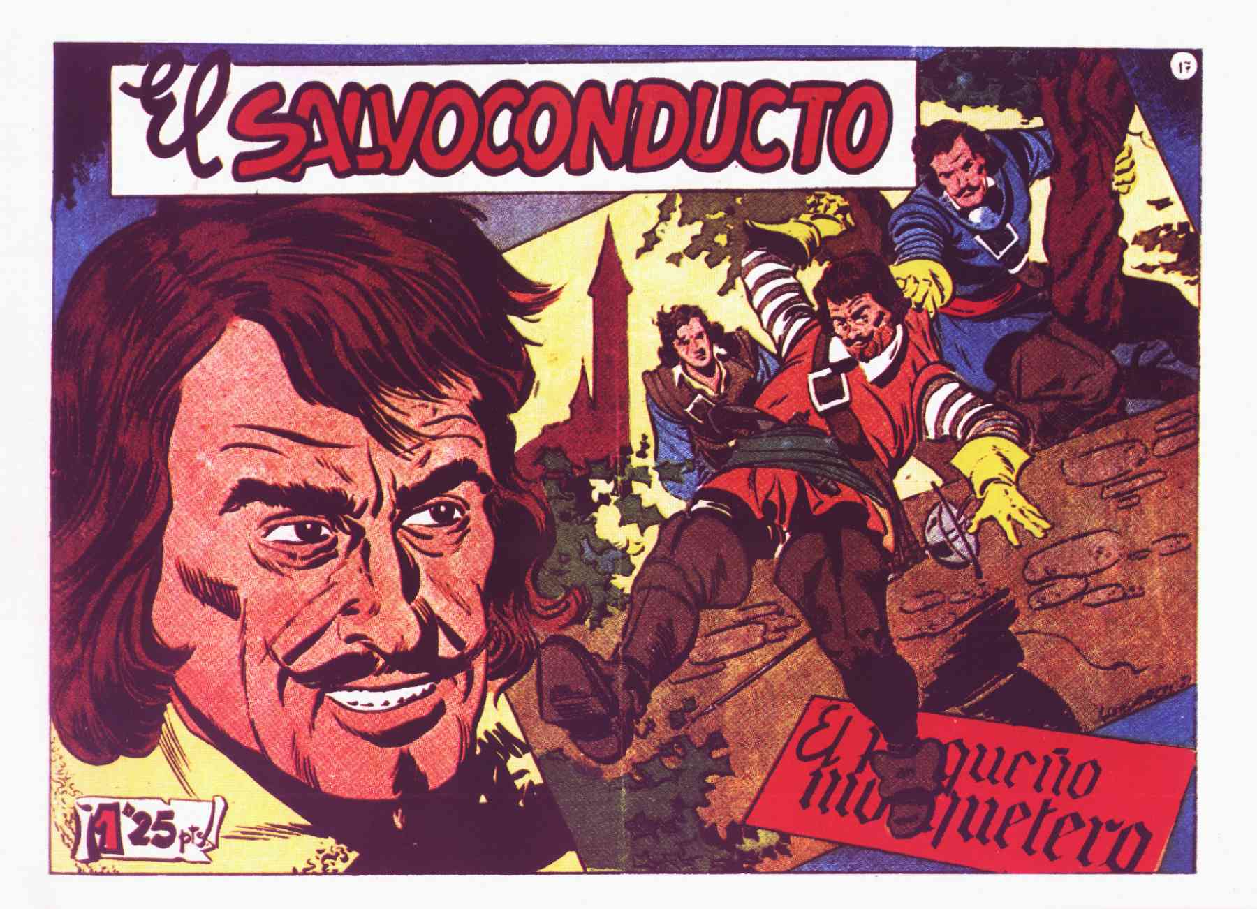 Comic Book Cover For El Pequeño Mosquetero 17 - El Salvoconducto