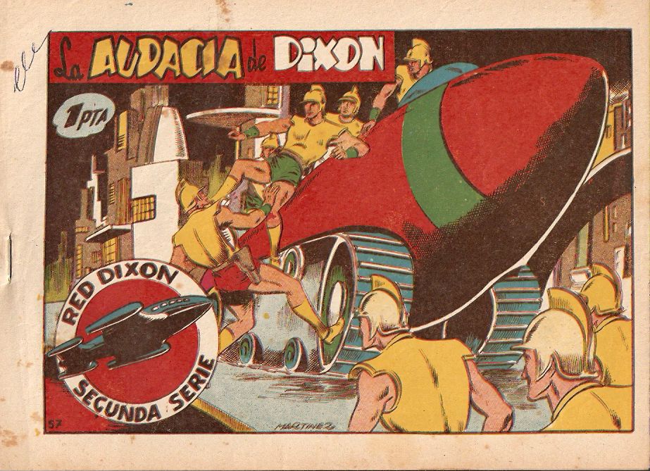 Comic Book Cover For Red Dixon 57 - La Audacia De Dixon