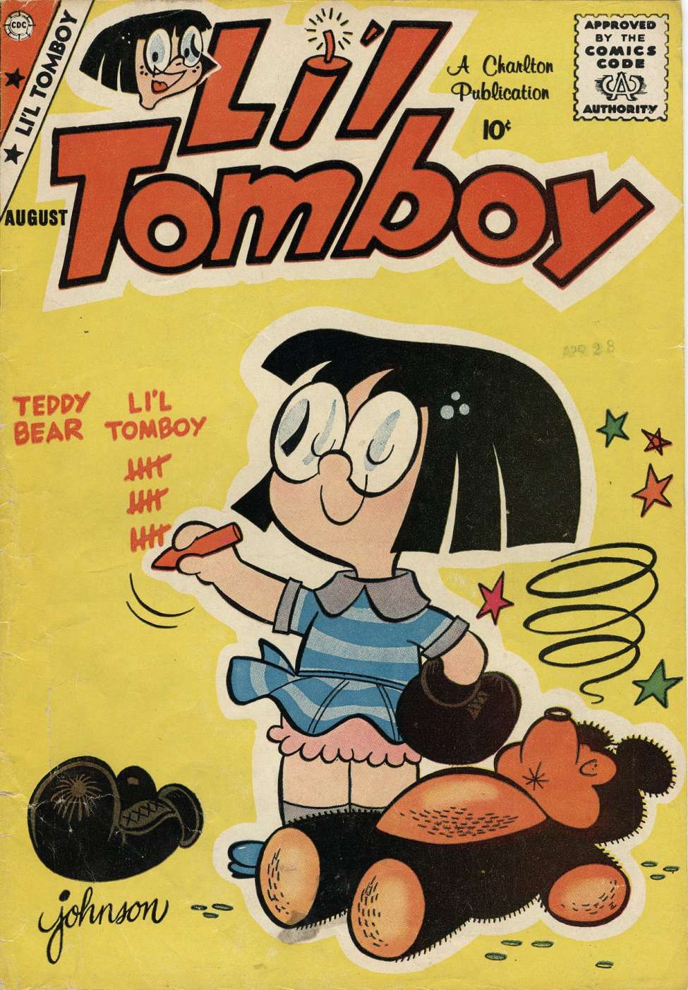 Comic Book Cover For Li'l Tomboy 105