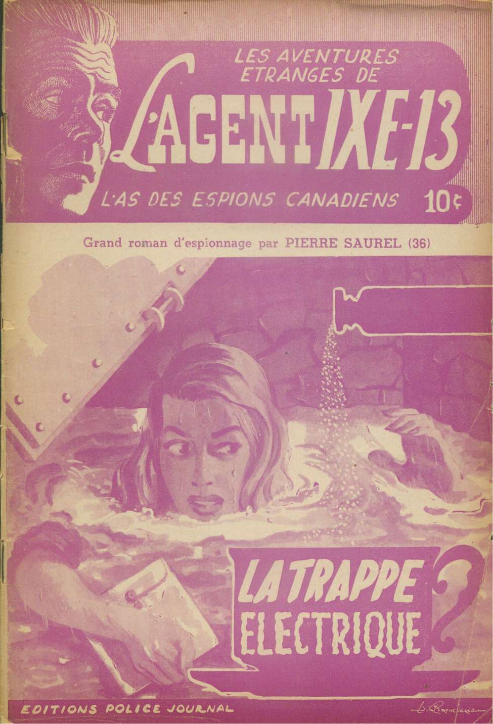 Book Cover For L'Agent IXE-13 v2 36 - La trappe électrique