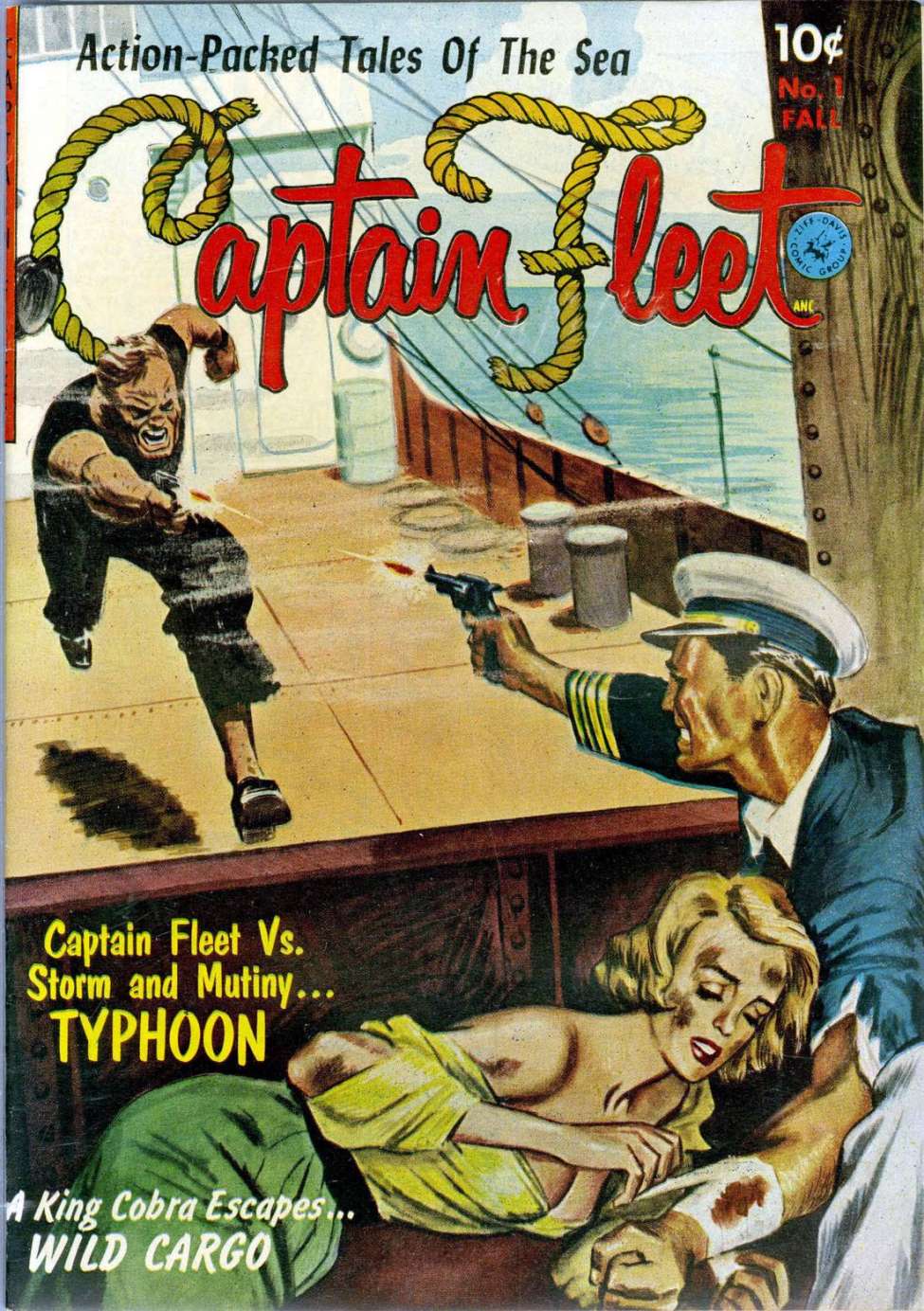 Comic Book Cover For Captain Fleet 1