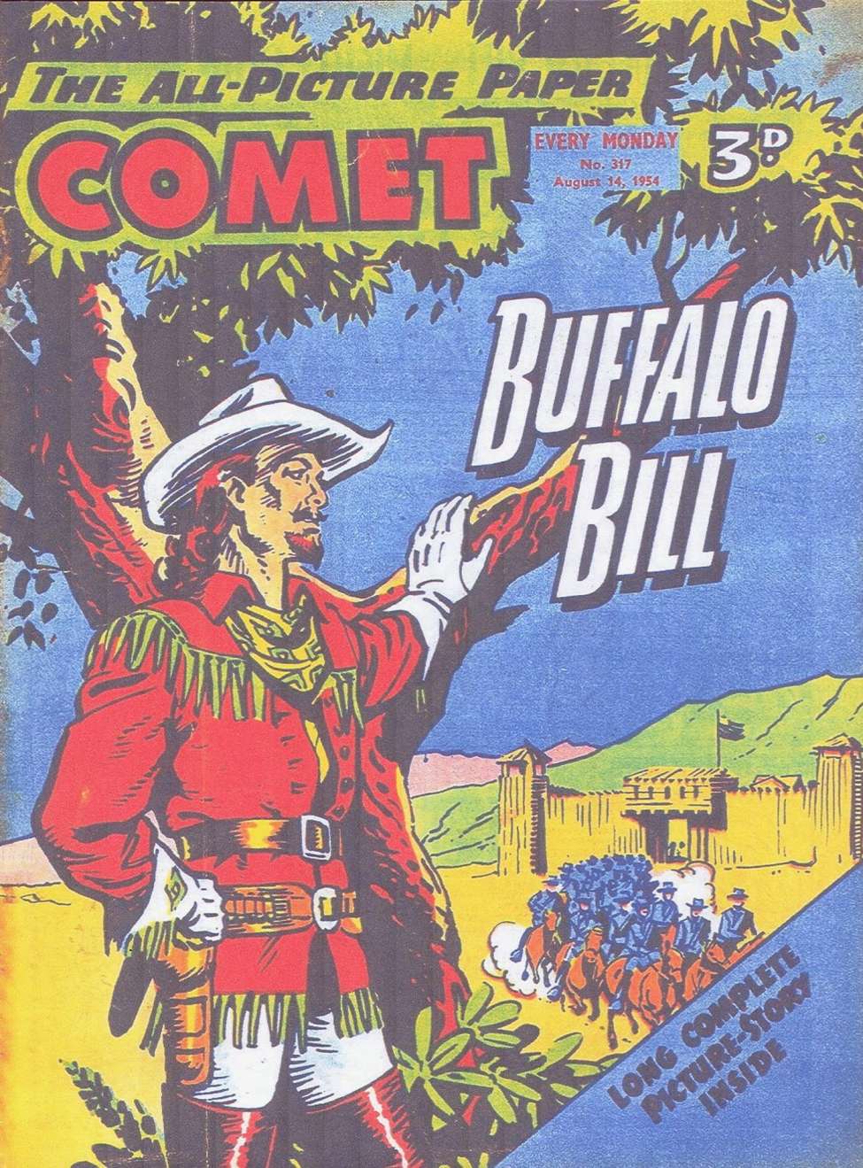 Comic Book Cover For The Comet 317