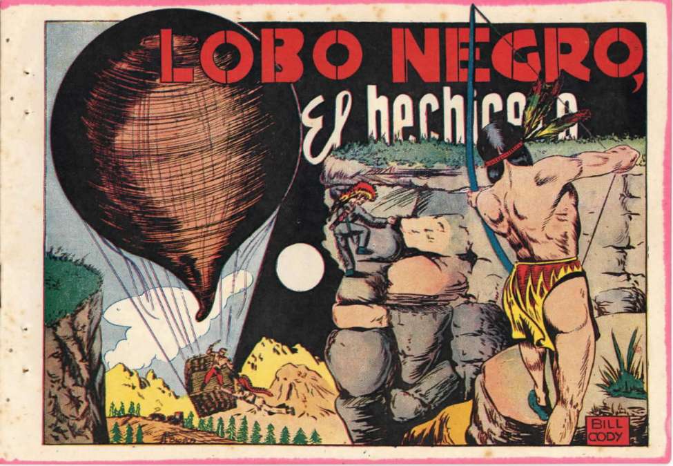 Comic Book Cover For Bill Cody 7 - Lobo Negro el hechicero