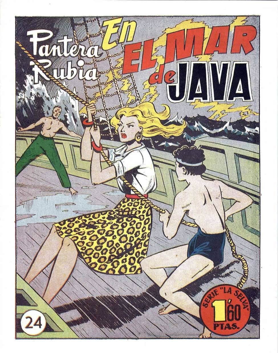 Comic Book Cover For Pantera Rubia 17 - En El Mar De Java