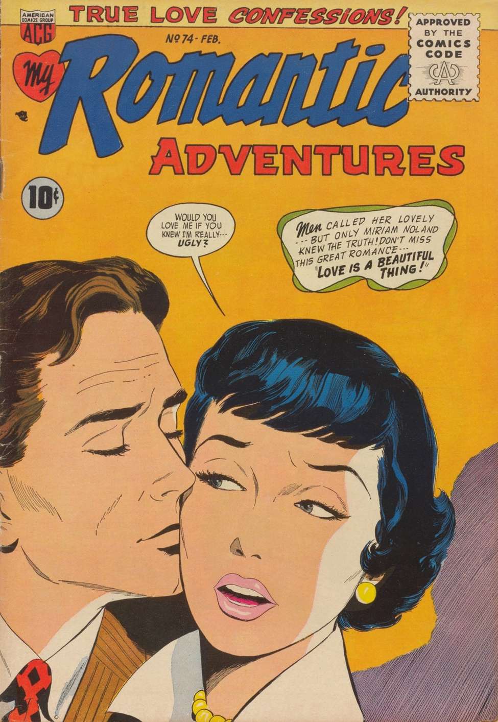 Comic Book Cover For My Romantic Adventures 74