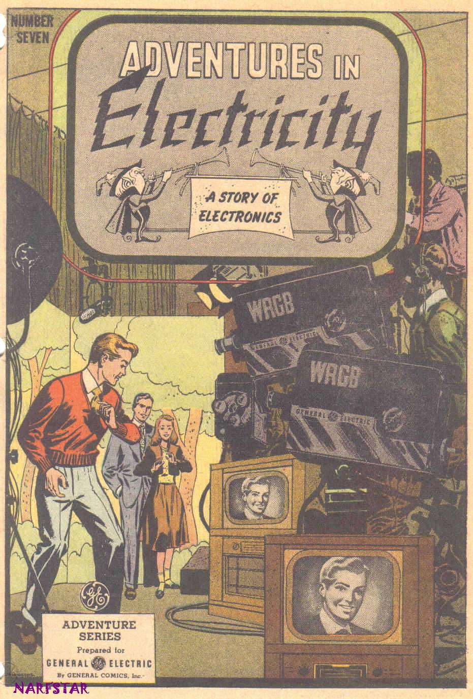 Comic Book Cover For Adventures in Electricity 7