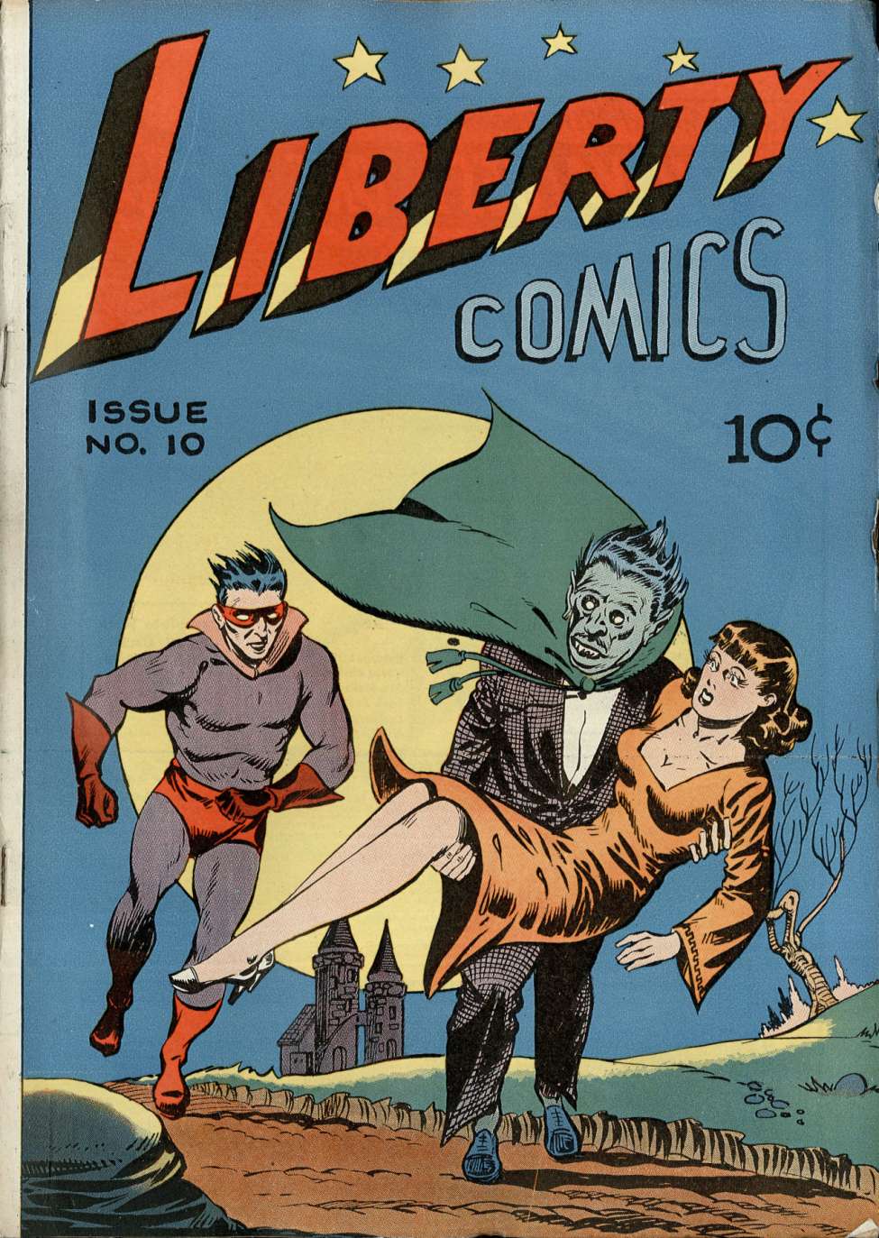 Comic Book Cover For Liberty Comics 10