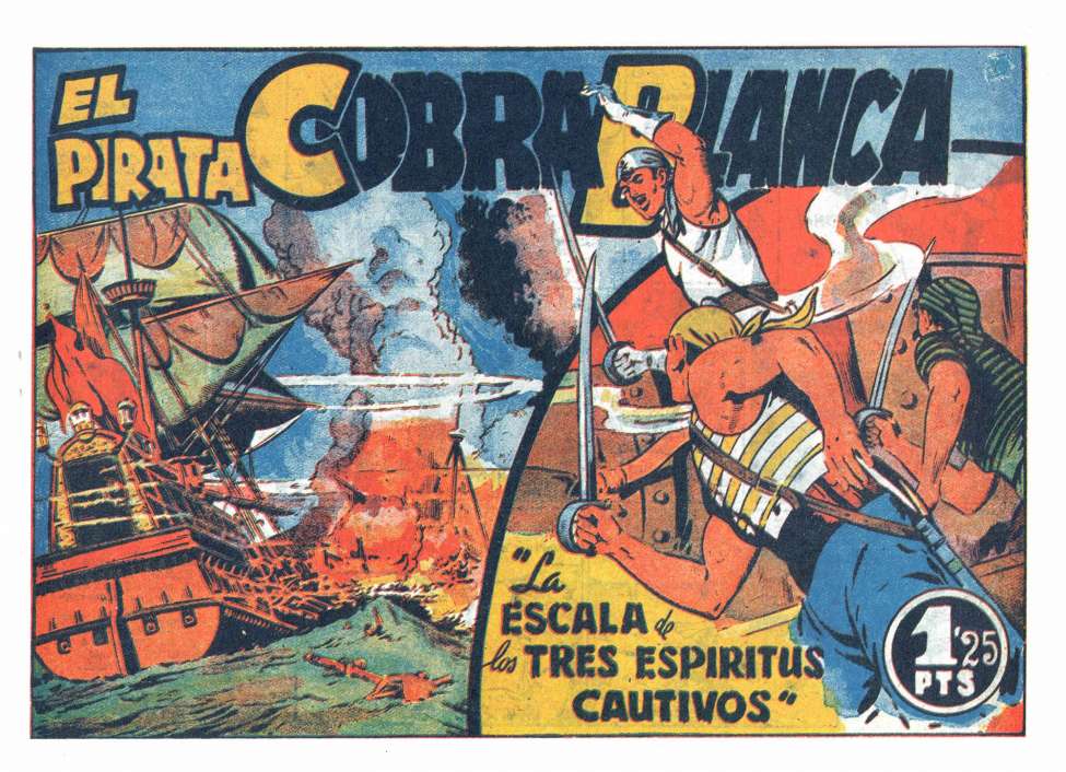 Comic Book Cover For Pirata Cobra Blanca 5 - La Escala de Los Tres Espiritus Cautivos