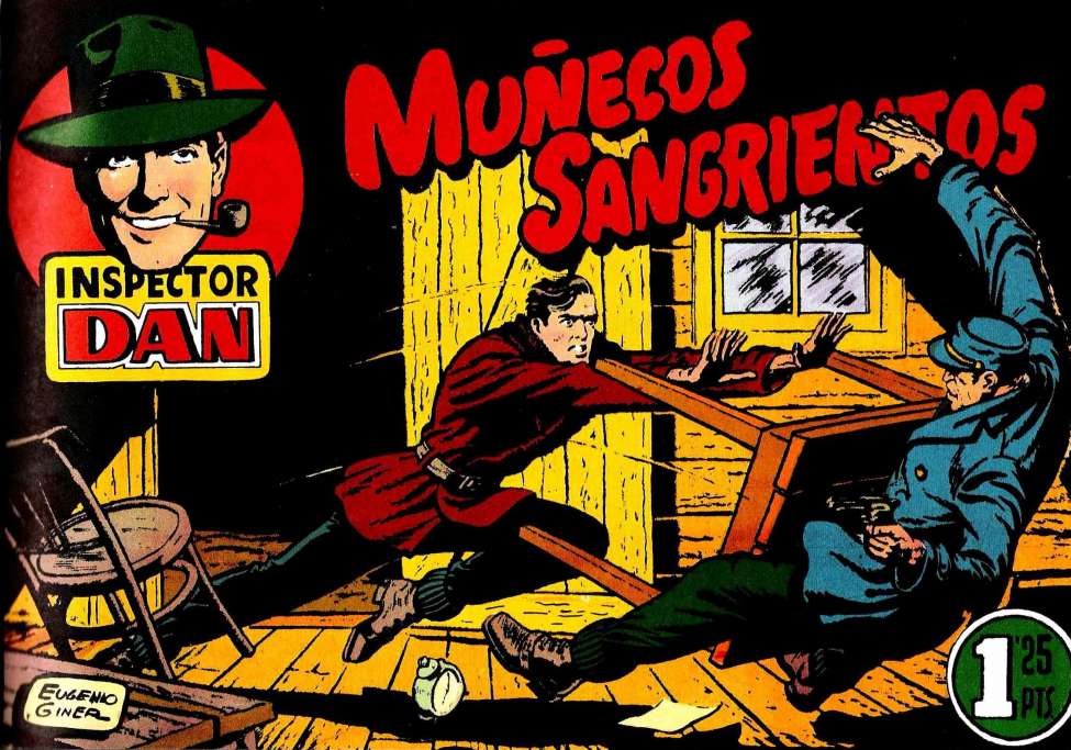 Comic Book Cover For Inspector Dan 1 - Muñecos Sangrientos