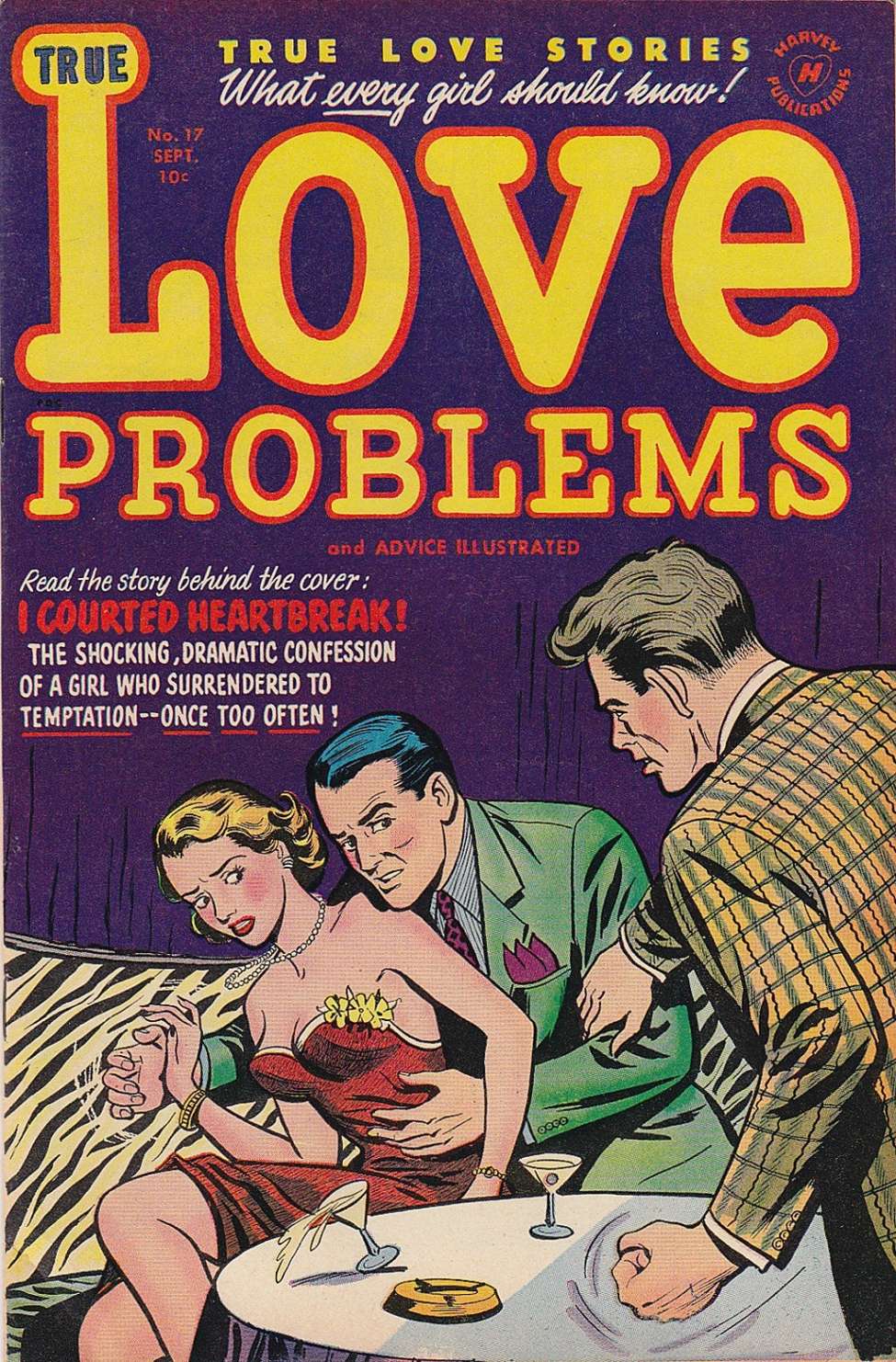 Comic Book Cover For True Love Problems and Advice Illustrated 17