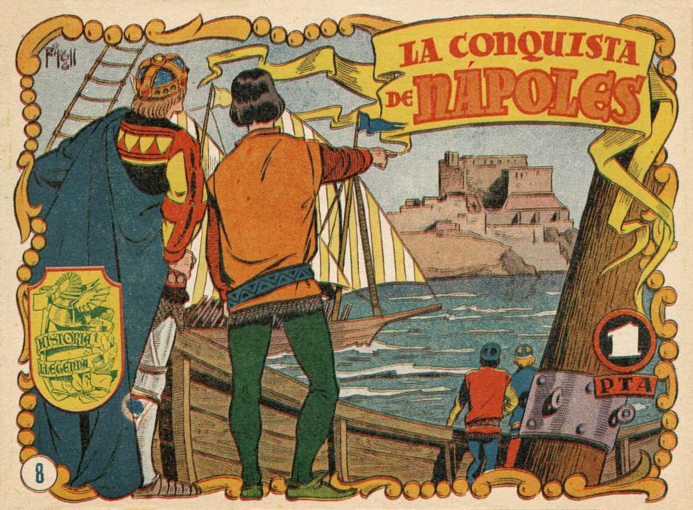 Comic Book Cover For Historia y leyenda 8 La conquista de Nápoles