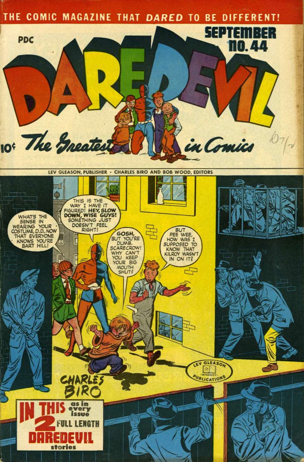 Comic Book Cover For Daredevil Comics 44 - Version 2