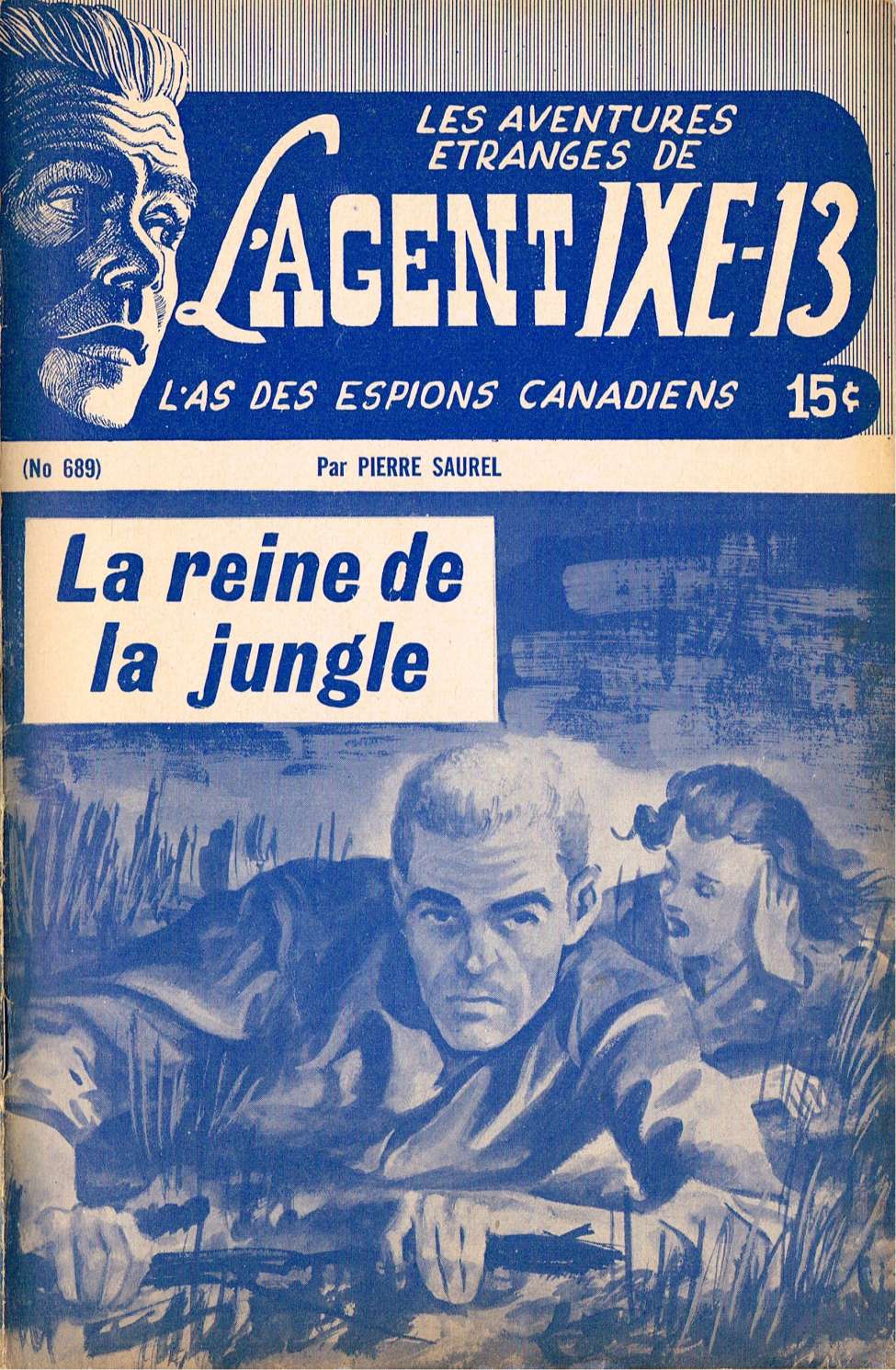 Book Cover For L'Agent IXE-13 v2 689 - La reine de la jungle