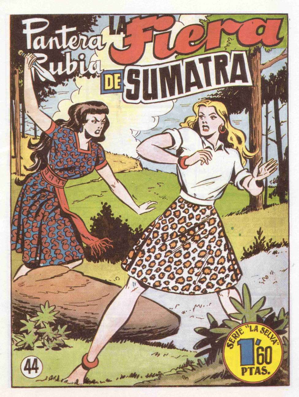 Comic Book Cover For Pantera Rubia 32 - La Fiera De Sumatra
