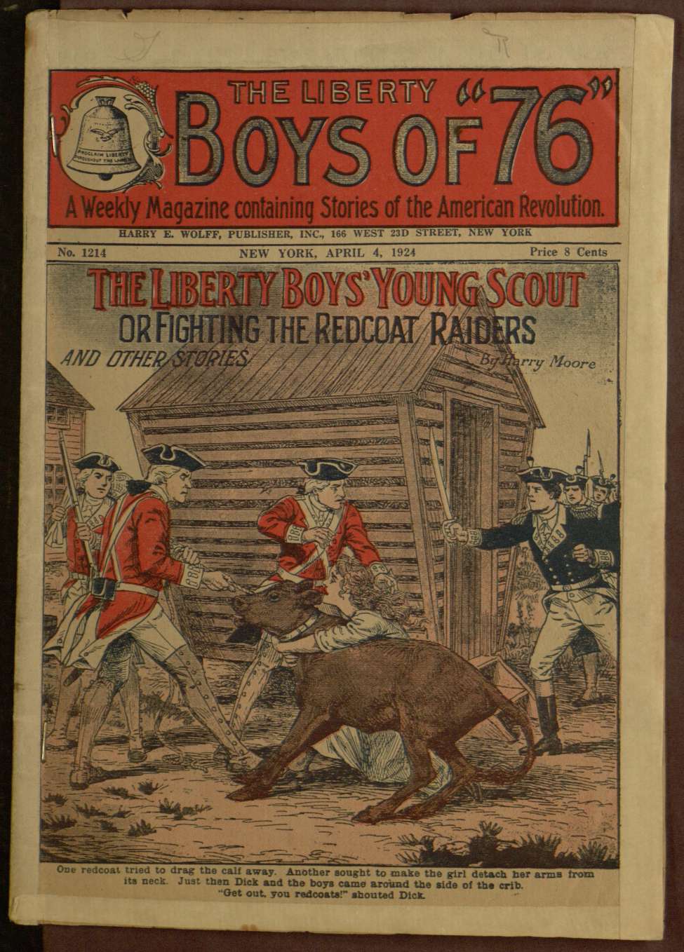 Book Cover For The Liberty Boys of 76 1214 - The Liberty Boys' Young Scout