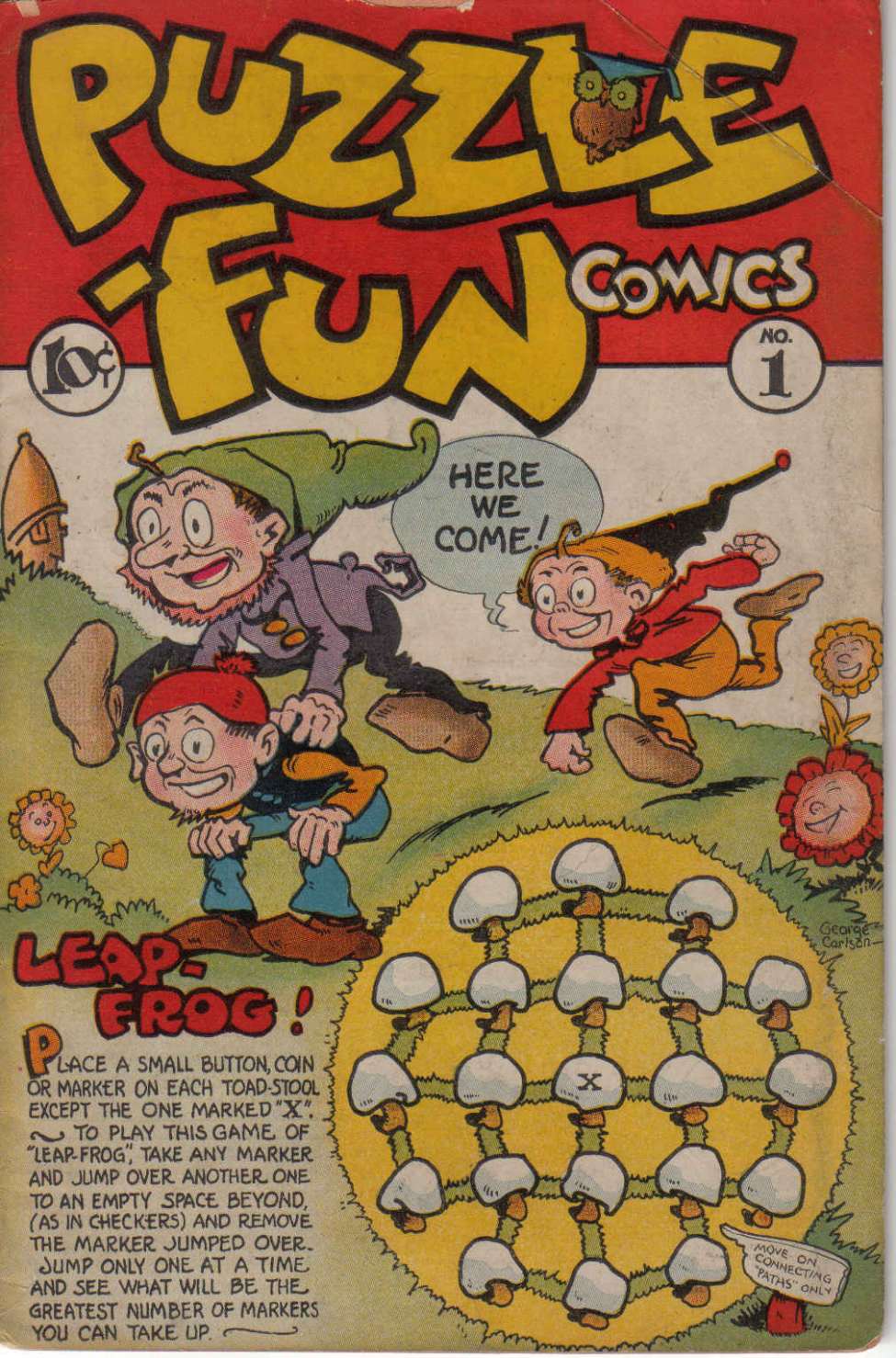 Comic Book Cover For Puzzle Fun 1