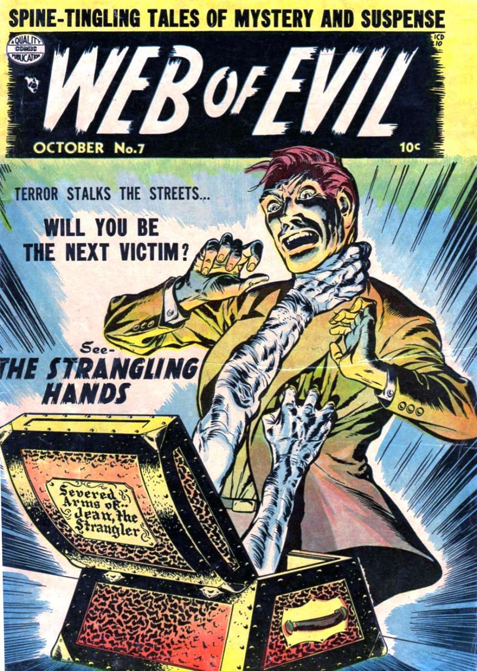 Comic Book Cover For Web of Evil 7