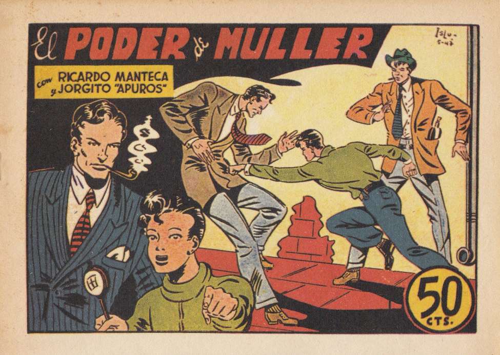 Comic Book Cover For Ricardo Manteca y Jorgito Apuros 1 - El Poder De Muller