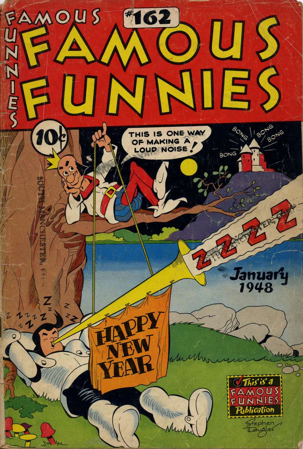 Comic Book Cover For Famous Funnies 162