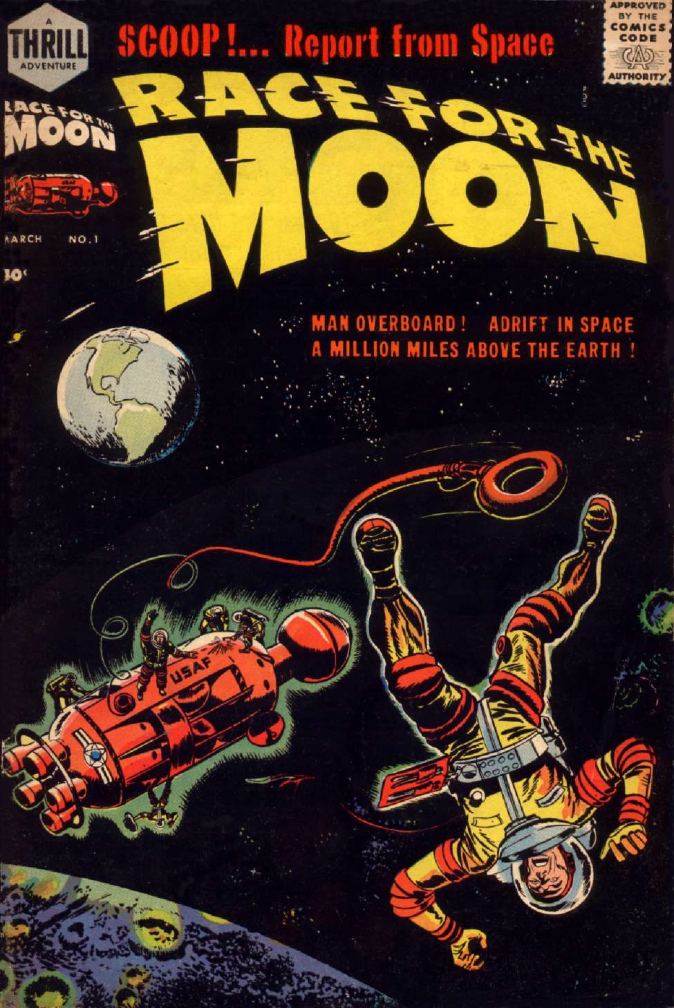 Comic Book Cover For Race for the Moon 1