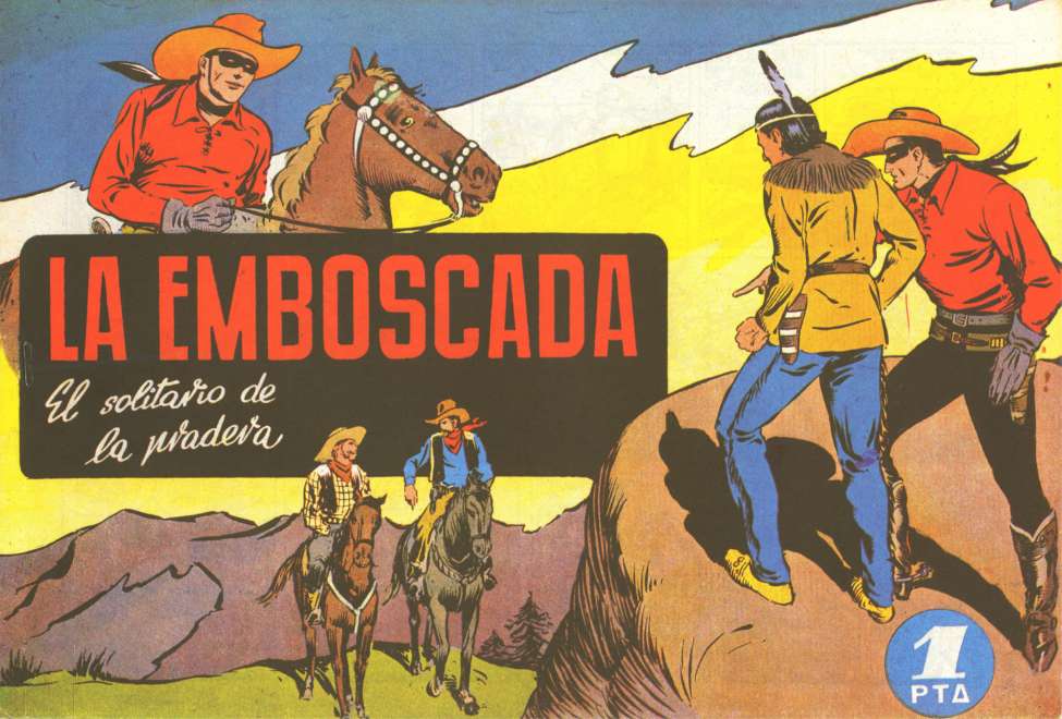 Comic Book Cover For El Jinete Enmascarado 4 - La emboscada