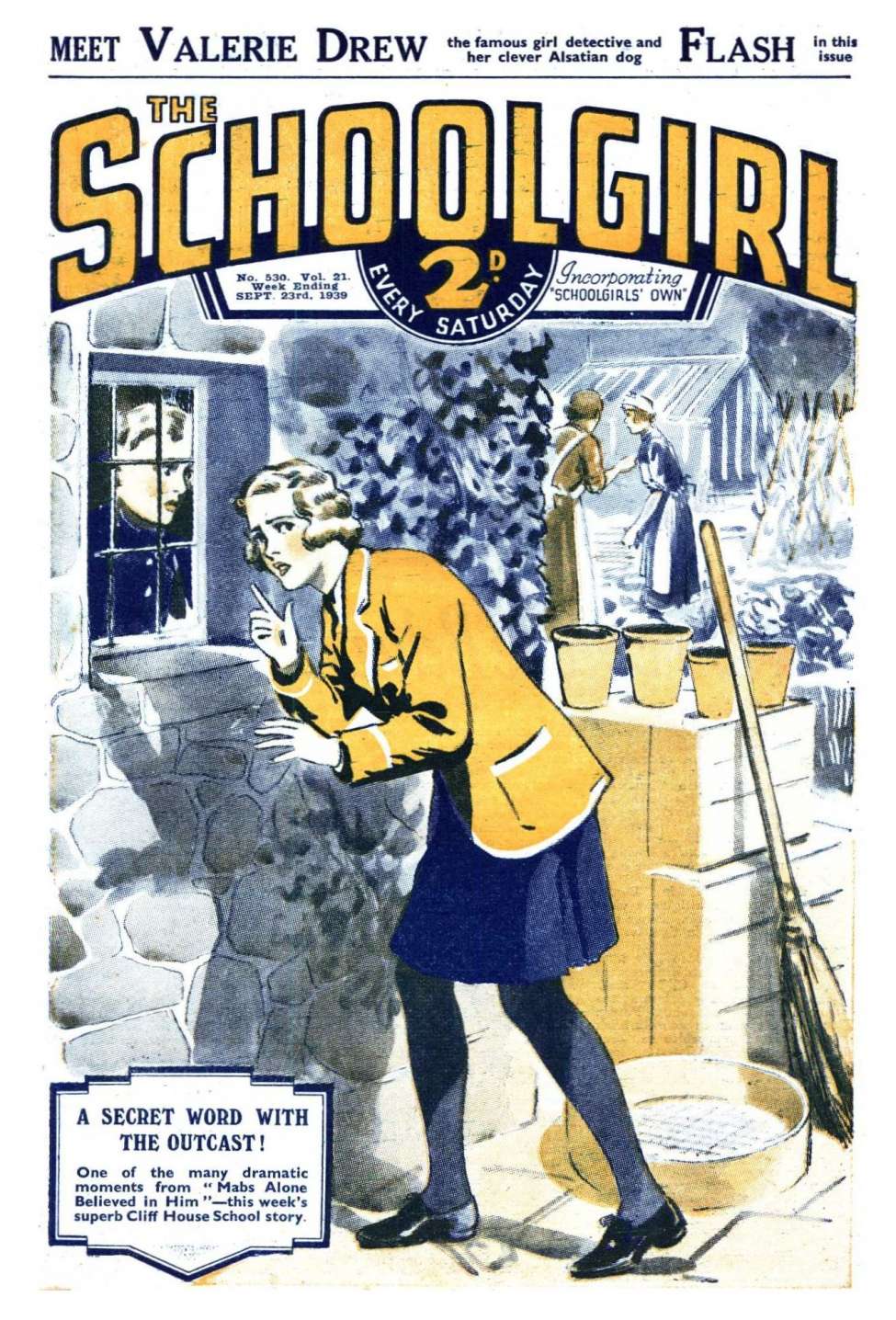 Comic Book Cover For The Schoolgirl 530