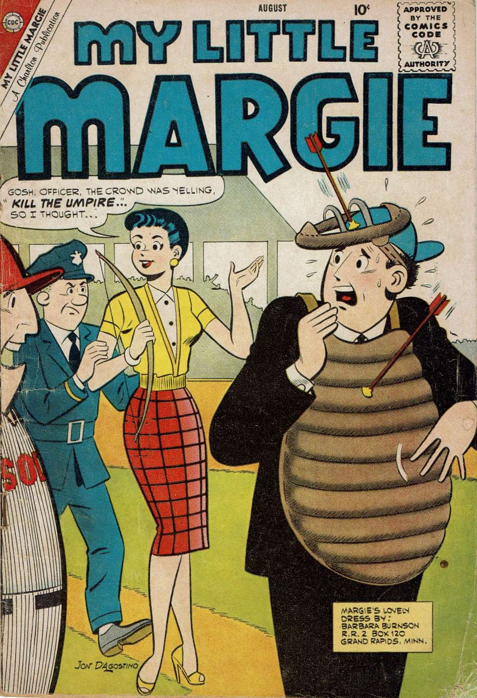 Comic Book Cover For My Little Margie 31