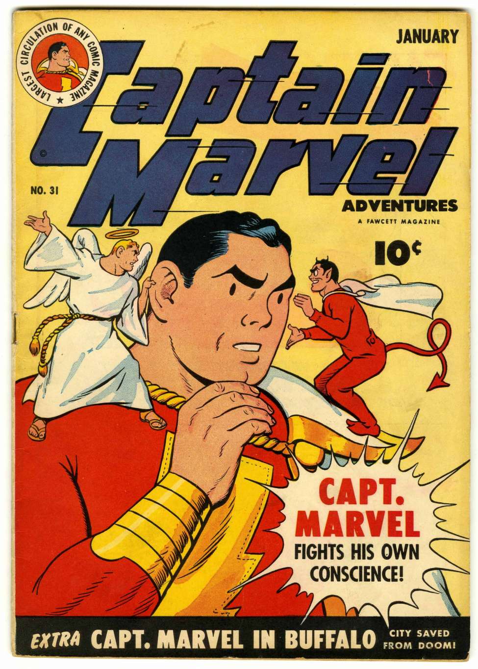 Comic Book Cover For Captain Marvel Adventures 31